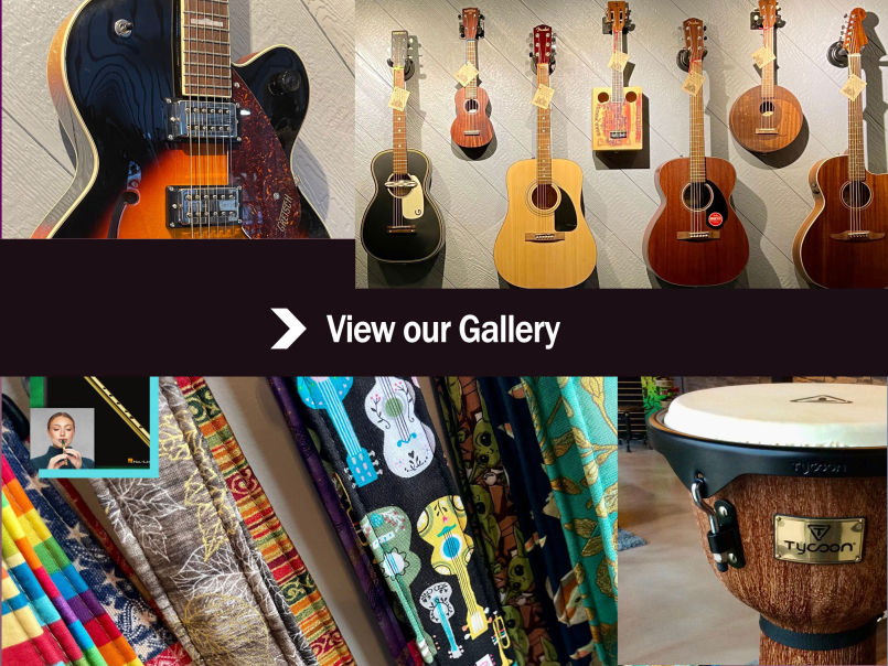 Large variety of musical instruments & gear